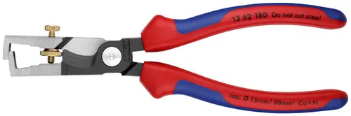 Knipex 13 62 180 Strix Insulation Strippers with Cable Shears, 7 1/4" Nominal Length Save Now