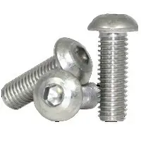 5/16"-18 x 1 3/4" Button Head Socket Cap Screws, 316 Stainless Steel, Fully Threaded, Qty 100 Limited Time