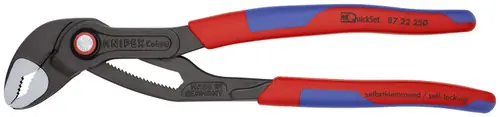 Authentic Knipex 87 22 250 SBA Cobra QuickSet Water Pump Pliers, 10" Nominal Length