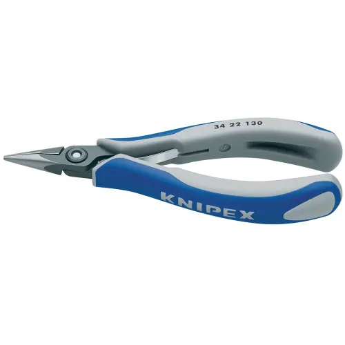 Genuine Knipex 34 22 130 Electronics Pliers-Half Round Tips, 5 1/4" Nominal Length