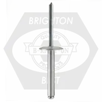 Abs 5-4L 5/32 (.188-.250) x 0.400 Al5056 / Steel Large Dome Head Blind Rivet, Qty 500 Fresh Stock
