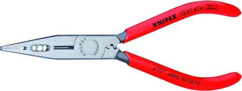 Get Yours Knipex 13 01 614 SBA 4-in-1 Electricians‘ Pliers 10-14 AWG, 6 1/4" Nominal Length