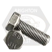M20-2.50 x 140 mm Hex Cap Screws, Metric Class 8.8, Plain Finish, Full Thread, Coarse (UNC), Medium Carbon Steel, DIN 933 / ISO 4017, Qty 10 One Day Deal