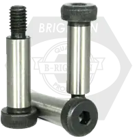 Professional Grade M20-M16 x 20 mm Socket Shoulder Screws, Metric Class 12.9, Thermal Black Oxide, Coarse (UNC), Alloy Steel, ISO 7379, Qty 10