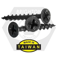 7-16 x 1 3/4" Proferred Drywall Screws, Phillips Bugle Head, Gray Phosphate Finish (Taiwan), Fine (UNF), Qty 4000 Best Choice