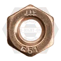 New Arrival 1/2"-13 Hex Nuts, 651 Silicon Bronze Finish, Qty 100