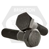M36-4.00 x 180 mm Hex Cap Screws, Metric Class 8.8, Plain Finish, Partial Thread, Coarse (UNC), Medium Carbon Steel, DIN 931 / ISO 4014, Qty 1 While Supplies Last