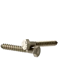 Low Price M6 x 30 mm Hex Lag Screws (Coach Screws), 316 Stainless Steel A4, DIN 571, Qty 100