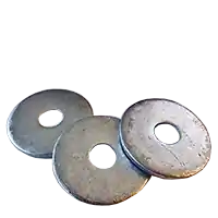 5/8" x 2 1/2" x 1/4" Round Plate Washers (Dock), Plain Finish, Qty 150 Instant Buy