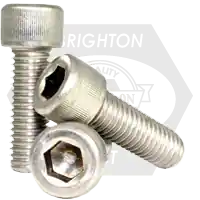 7/16"-20 x 3" Socket Head Cap Screws, 18-8 Stainless Steel A2, Partial Thread, Fine (UNF), Qty 50 Premium