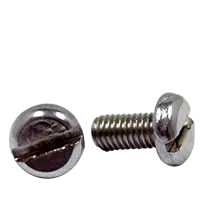 Top Pick M5-0.80 x 65 mm Machine Screws, Slotted Pan Head, 18-8 Stainless Steel A2, Full Thread, DIN 85, Qty 100