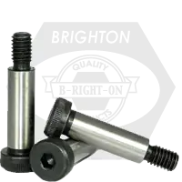 1 1/4"-7/8-9 x 1 3/4" Socket Shoulder Screws, Non-Standard, Thermal Black Oxide, Alloy Steel, Qty 10 Crafted
