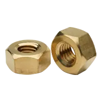 Time-Limited 7/16"-14 Brass Heavy Hex Nut (Inch), Qty 100