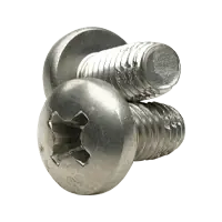 8-32 x 3/4" Machine Screws, Phillips Pan Head, Type F, 410 Stainless Steel, Fully Threaded, Hardened, Qty 500 Factory Price