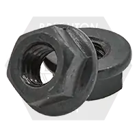 Don't Miss Out M20-2.50 Hex Flange Nuts, Non-Serrated, Metric Class 10, Plain Finish, Coarse (UNC), DIN 6923, Qty 25