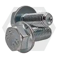 New Arrival M12-1.75 x 30 mm Flange Screws, Non-Serrated, Hex Head, Metric Class 8.8, Zinc Cr+3, Full Thread, Coarse (UNC), DIN 6921, Qty 50
