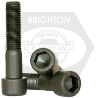 Buy Online M24-3.00 x 120 mm Socket Head Cap Screws, Metric Class 8.8, Thermal Black Oxide, Partial Thread, Coarse (UNC), DIN 912, Qty 10