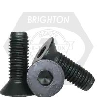 1 1/4"-7 x 2 1/2" Flat Head Socket Cap Screws, Thermal Black Oxide, Coarse (UNC), Alloy Steel, Qty 5 Super Sale