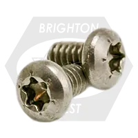 Popular M3-0.50 x 12 mm Machine Screws, Torx Pan Head, T10 Drive 6-Lobe, 18-8 Stainless Steel A2, Full Thread, Metric ISO 14583, Qty 1000