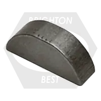 M8 x 13 mm Metric Woodruff Key, Plain Finish, DIN 6888, Qty 50 Big Sale