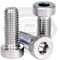 M3-0.50 x 6 mm Low Head Socket Cap Screws, 18-8 Stainless Steel A2, Full Thread, Coarse (UNC), Qty 100 Weekend Sale