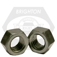 Best Choice 1 7/8"-5 Hex Nuts, Coarse (UNC), Plain Finish, Low Carbon Steel, Qty 25