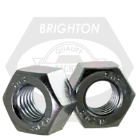 Price Drop 1"-8 Heavy Hex Nuts, Grade 2H, Zinc Cr+3, Coarse (UNC), A194 / SA 194, (Metal Keg) Qty 500