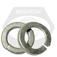 Last Chance 2 1/2" Regular Split Lock Washers, Hot-Dipped Galvanized HDG, Qty 70