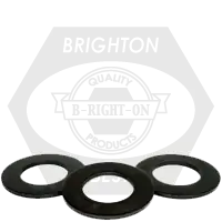 Buy Today 1" SAE Flat Washers, Plain Finish, Medium Carbon Steel, Thru-Hardened, Made in USA, Qty 500