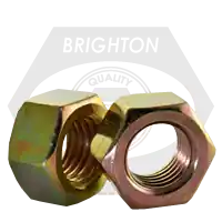 Reduced Price 3/4"-16 Hex Nuts, Grade 5, Zinc-Yellow Cr+6, Qty 500