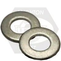 1 1/8" SAE Flat Washers, Plain Finish, Low Carbon Steel, Qty 50 Luxury