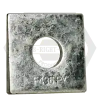 3/4" Square Beveled F436 Hardened Washers, Hot-Dipped Galvanized HDG, Qty 200 Price Drop