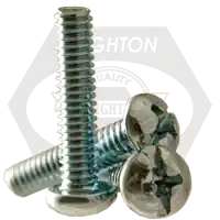 Get Yours 10-24 x 3 1/2" Machine Screws, Phillips/Slotted Combo Round Head, Zinc Cr+3, Full Thread, Qty 1500