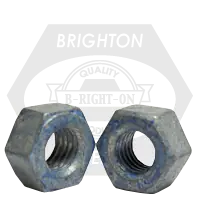 1/2"-13 Heavy Hex Nuts, Grade DH, A563, Hot-Dipped Galvanized HDG/Wax /Blue Dye, Coarse (UNC), (Bo x ) Qty 700 Next Day Delivery