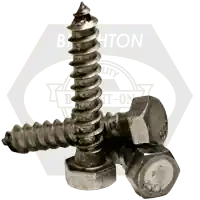 Clearance 5/8"-5 x 20" Hex Lag Screws, Plain Finish, Low Carbon Steel, Qty 25