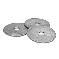 Sale 3/16" x 1" Fender Washers, Hot-Dipped Galvanized HDG, (Appro x 1820 pcs), Qty 25 lbs