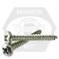 Latest 10-12 x 3 1/2" Self-Tapping Screws, Phillips Flat Head, Type A, Zinc Cr+3, Full Thread, Qty 1200