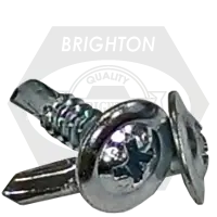 Instant Buy 1/4"-20 x 2 3/4" Proferred Self-Drilling Screws, Phillips Flat Head, Reamer w/ Wings CSD, Zinc Cr+3, Qty 1000