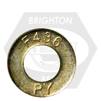 1 3/8" x 2 3/4" Structural Flat Washers, F436, Zinc-Yellow Cr+6, Medium Carbon Steel, Qty 200 Order Now