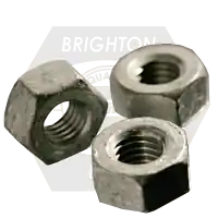 Top Rated 3 3/4"-4 Heavy Hex Nuts, Grade A, A563, Hot-Dipped Galvanized HDG, Coarse (UNC), Qty 2