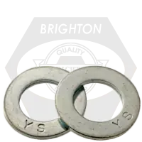M39 Flat Washers, 140 HV, Zinc Cr+3, DIN 125A, Qty 150 In Demand