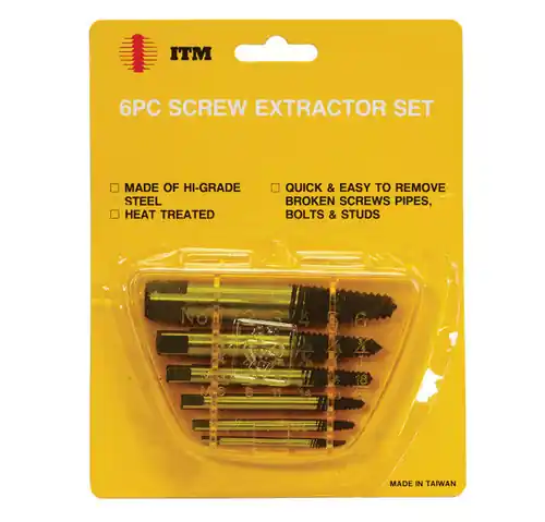 Time-Limited 9 Screw Extractor Screw Extractor, Qty 1