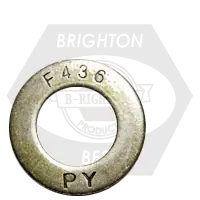 3" x 5 1/2" Structural Flat Washers, F436, Plain Finish, Medium Carbon Steel, Qty 30 Premium