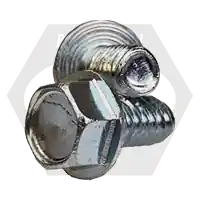 Limited Time 10-32 x 3/8" Thread Rolling Screws, Unslotted Indent Hex Washer Head HWH, Zinc Cr+3 & Wax , Full Thread, Qty 7500