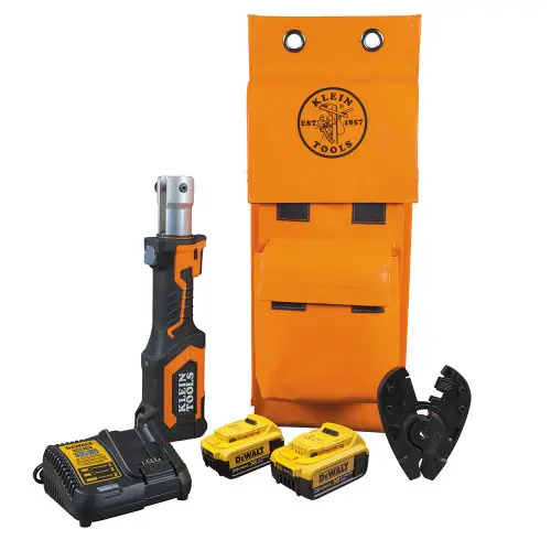 Clearance Klein Tools BAT207T54H Battery-Operated Bolt Cutter, Steel, 4 Ah