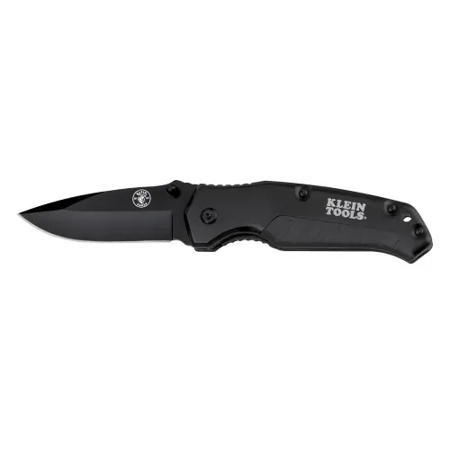 Klein Tools 44220 Pocket Knife, Black, Drop Point Blade Grab Now
