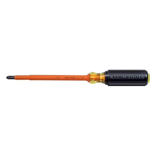 Limited Time Klein Tools 6337INS Insulated Screwdriver, 3 Phillips, 7-Inch Round Shank