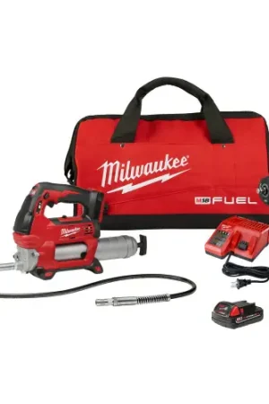 Milwaukee Tool 2967-22GG M18 FUEL 1/2" HTIW w/ Friction Ring & Grease Gun Combo Kit Same Day Shipping