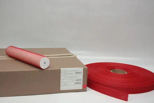New Arrival Pacon PPS-1003-1500 Protective Netting, Thread Protection Sleeve, 2"-4" Diameter, 1500 ft Length, Red