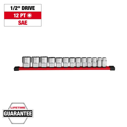 Milwaukee Tool 48-22-9422 13pc 1/2 Drive 12-Point SAE Socket Set Hot Deal